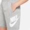 NIKE Sportswear Club French Terry Fleece Shorts Kinder 063 - dk grey heather/base grey/white S (128-137 cm)