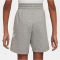 NIKE Sportswear Club French Terry Fleece Shorts Kinder 063 - dk grey heather/base grey/white S (128-137 cm)