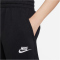NIKE Sportswear Club Fleece Oversized Jogginghose Kinder 010 - black/black/white XS (122-128 cm)