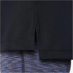 NIKE Dri-FIT 1/2-Zip langarm Trainingsshirt M&auml;dchen 010 - black/white L (146-156 cm)