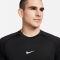 NIKE Pro Dri-FIT Slim kurzarm Trainingsshirt Herren 010 - black/white XL