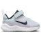 NIKE Revolution 7 Baby-Sneaker 004 - football grey/midnight navy/lilac bloom 22