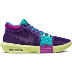NIKE Lebron Witness VIII Basketballschuhe Herren 500 - field purple/white/dusty cactus 42