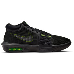NIKE Lebron Witness VIII Basketballschuhe Herren 002 - black/white/volt 44.5