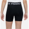 NIKE Pro Dri-FIT 5" Shorts Mädchen 010 - black/white XS (122-128 cm)