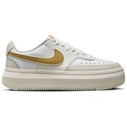 NIKE Court Vision Alta Sneaker Damen 100 - white/metallic gold/light bone/sail 35.5