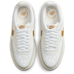 NIKE Court Vision Alta Sneaker Damen 100 - white/metallic gold/light bone/sail 35.5