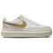 NIKE Court Vision Alta Sneaker Damen 100 - white/metallic gold/light bone/sail 35.5