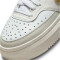 NIKE Court Vision Alta Sneaker Damen 100 - white/metallic gold/light bone/sail 35.5