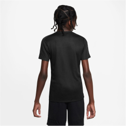 NIKE Dri-FIT Academy23 kurzarm Fu&szlig;ball Trainingsshirt Kinder 016 - black/black/metallic gold M (137-147 cm)