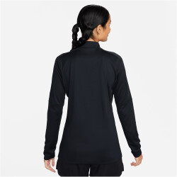 NIKE Dri-FIT Academy langarm Fußball Trainingsshirt Damen 015 - black/black/metallic gold XS