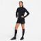NIKE Dri-FIT Academy langarm Fußball Trainingsshirt Damen 015 - black/black/metallic gold XS
