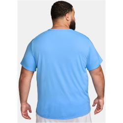 NIKE Dri-FIT UV Miler kurzarm Laufshirt Herren 412 - university blue/reflective silv S