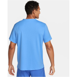 NIKE Dri-FIT UV Miler kurzarm Laufshirt Herren 412 - university blue/reflective silv XL