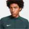 NIKE Dri-FIT Strike langarm Fu&szlig;ball Trainingsshirt Herren 328 - deep jungle/sequoia/lime blast XS