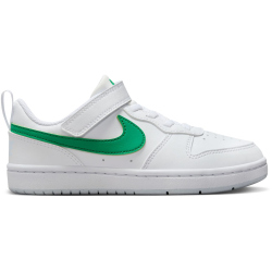 NIKE Court Borough Low Recraft Sneaker Jungen 109 - white/stadium green/football grey 28