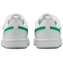 NIKE Court Borough Low Recraft Sneaker Jungen 109 - white/stadium green/football grey 28
