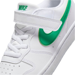 NIKE Court Borough Low Recraft Sneaker Jungen 109 - white/stadium green/football grey 28
