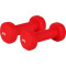2er Pack V3TEC Neoprenhantel rot 2.0 kg