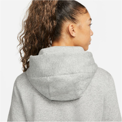 NIKE Sportswear Phoenix Fleece Hoodie Damen 063 - dk grey heather/sail XXS