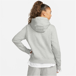 NIKE Sportswear Phoenix Fleece Hoodie Damen 063 - dk grey heather/sail XXS