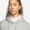 NIKE Sportswear Phoenix Fleece Hoodie Damen 063 - dk grey heather/sail XXS