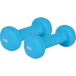 2er Pack V3TEC Neoprenhantel hellblau 1.0 kg
