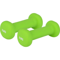 2er Pack V3TEC Neoprenhantel hellgrün 0.5 kg