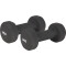 2er Pack V3TEC Neoprenhantel anthrazit 3.5 kg