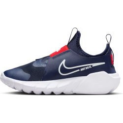 NIKE Flex Runner 2 Laufschuhe Kinder 403 - midnight navy/white/picante red 35.5