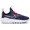 NIKE Flex Runner 2 Laufschuhe Kinder 403 - midnight navy/white/picante red 35.5
