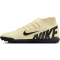 NIKE Mercurial Superfly 9 Club TF Turf Multinocken-Fußballschuhe 700 - lemonade/black 45.5