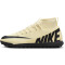 NIKE Jr. Mercurial Superfly 9 Club TF Multinocken-Fußballschuhe Kinder 700 - lemonade/black 35