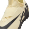 NIKE Jr. Air Zoom Mercurial Vapor 15 Academy TF Turf Multinocken-Fu&szlig;ballschuhe Kinder 700 - lemonade/black 32