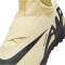 NIKE Jr. Air Zoom Mercurial Vapor 15 Academy TF Turf Multinocken-Fußballschuhe Kinder 700 - lemonade/black 33