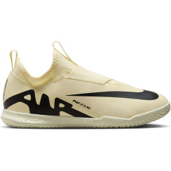 NIKE Jr. Air Zoom Mercurial Vapor 15 Academy IC Hallen-Fußballschuhe Kinder 700 - lemonade/black 28