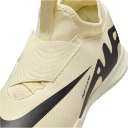 NIKE Jr. Air Zoom Mercurial Vapor 15 Academy IC Hallen-Fußballschuhe Kinder 700 - lemonade/black 28
