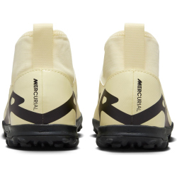 NIKE Jr. Mercurial Superfly 9 Academy TF Multinocken-Fu&szlig;ballschuhe Kinder 700 - lemonade/black 35