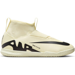 NIKE Jr. Air Zoom Mercurial Superfly 9 Academy IC Hallen-Fußballschuhe Kinder 700 - lemonade/black 35