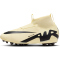 NIKE Jr. Air Zoom Mercurial Superfly 9 Academy Kunstrasen-Fu&szlig;ballschuhe Kinder 700 - lemonade/black 32