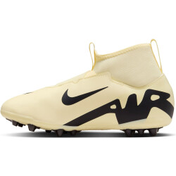 NIKE Jr. Air Zoom Mercurial Superfly 9 Academy Kunstrasen-Fußballschuhe Kinder 700 - lemonade/black 36.5