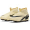 NIKE Jr. Air Zoom Mercurial Superfly 9 Academy Kunstrasen-Fußballschuhe Kinder 700 - lemonade/black 36.5