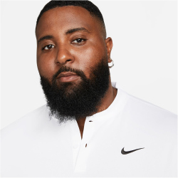 NIKECourt Dri-FIT Tennis Poloshirt Herren 100 - white/black XS