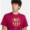 NIKE FC Barcelona T-Shirt Herren 620 - noble red/club gold L