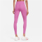 NIKE One Dri-FIT Mid-Rise Leggings Damen 675 - playful pink/white S