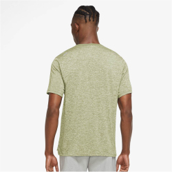 NIKE Rise 365 Dri-FIT kurzarm Laufshirt Herren 371 - olive aura/htr/reflective silv L