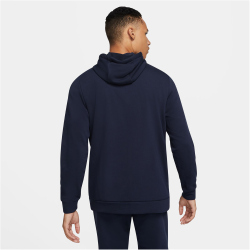 NIKE Dri-FIT Trainings-Kapuzenjacke 451 - obsidian/white S