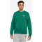 NIKE Sportswear Club Fleece Crew Sweatshirt Herren 365 - malachite/white L