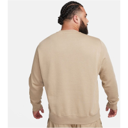 NIKE Sportswear Club Fleece Crew Sweatshirt Herren 247 - khaki/white XXL