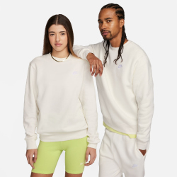 NIKE Sportswear Club Fleece Crew Sweatshirt Herren 133 - sail/white S